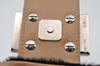 Authentic FENDI Mamma Baguette Shoulder Bag Unborn Calf Leather Brown Junk K9523