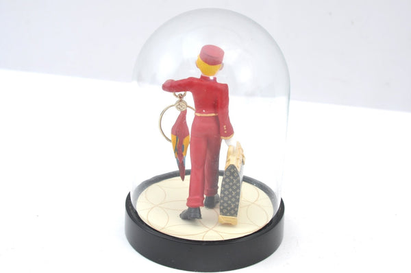 Authentic Louis Vuitton Novelty Snow Dome VIP BELL BOY LV Box K9524