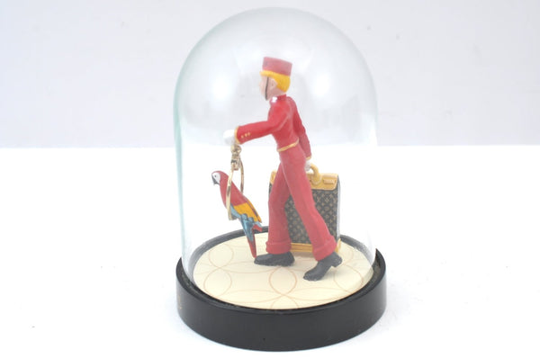 Authentic Louis Vuitton Novelty Snow Dome VIP BELL BOY LV Box K9524