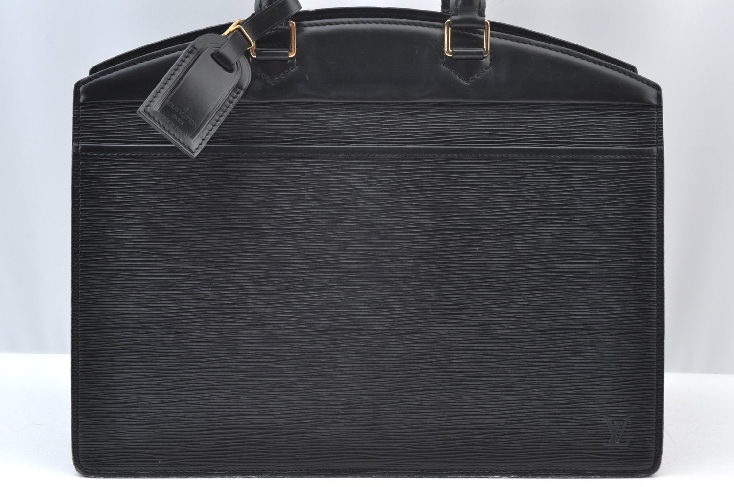 Authentic Louis Vuitton Epi Riviera Hand Bag Black M48182 LV K9528