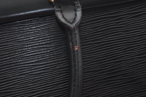 Authentic Louis Vuitton Epi Riviera Hand Bag Black M48182 LV K9528