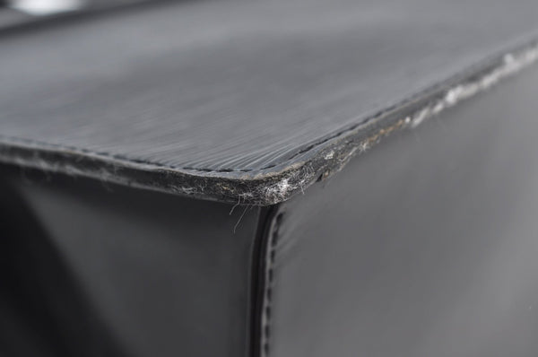 Authentic Louis Vuitton Epi Riviera Hand Bag Black M48182 LV K9528