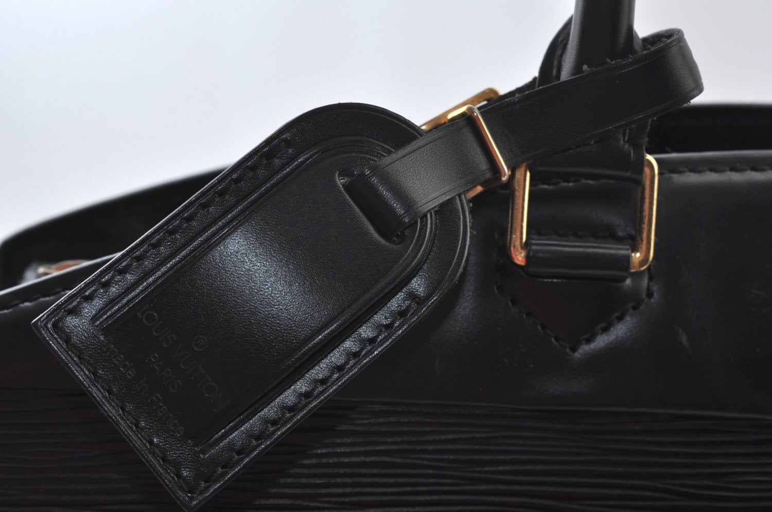 Authentic Louis Vuitton Epi Riviera Hand Bag Black M48182 LV K9528