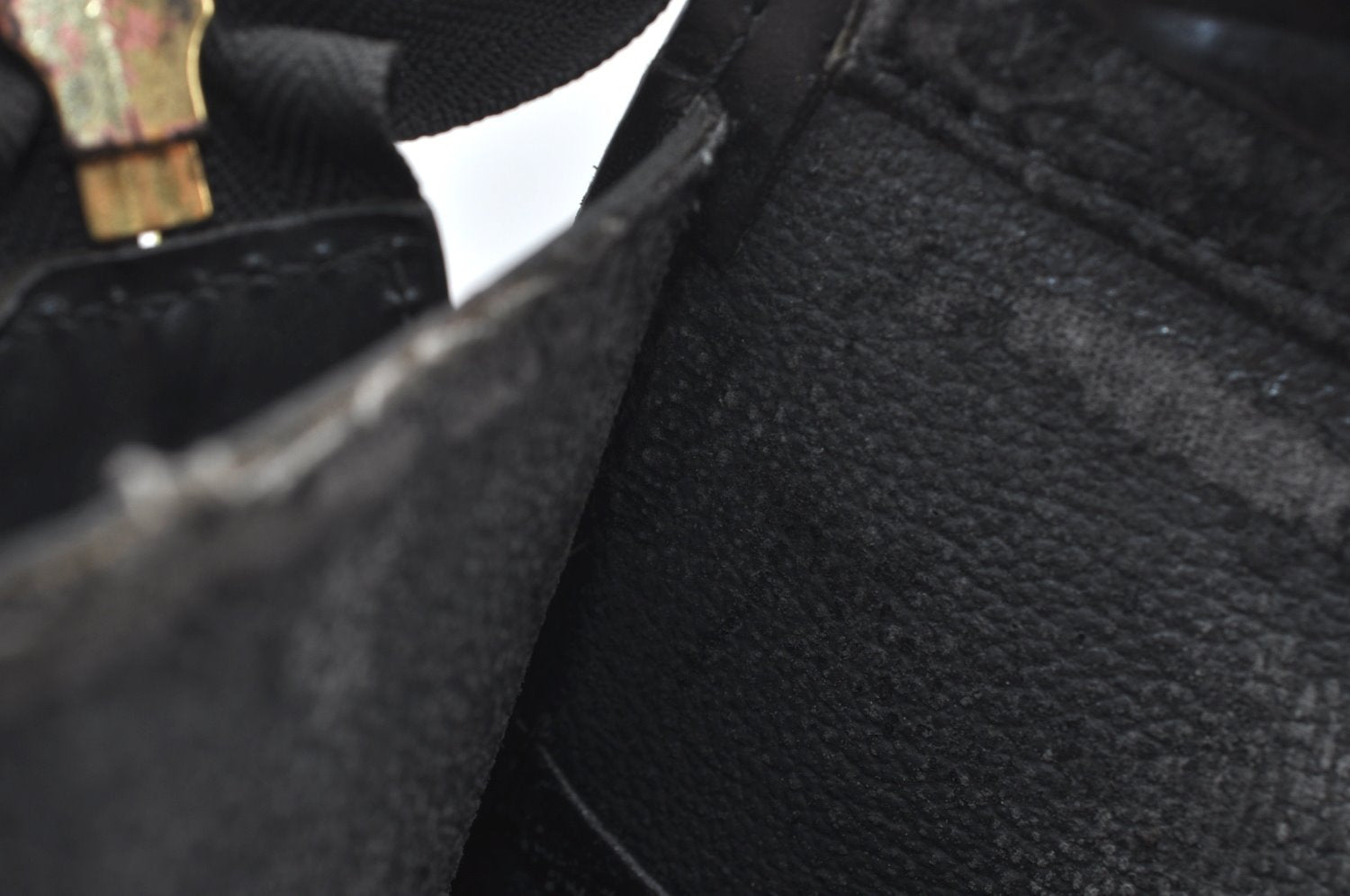 Authentic Louis Vuitton Epi Riviera Hand Bag Black M48182 LV K9528