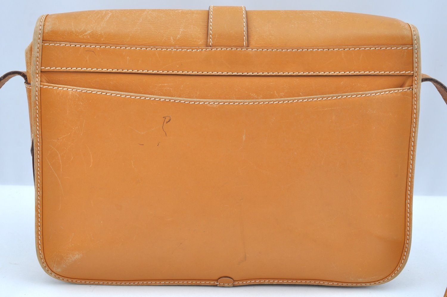 Authentic GUCCI Shoulder Cross Body Bag GG Canvas Leather Brown K9529