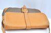 Authentic GUCCI Shoulder Cross Body Bag GG Canvas Leather Brown K9529