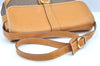 Authentic GUCCI Shoulder Cross Body Bag GG Canvas Leather Brown K9529