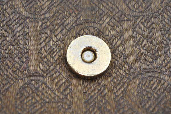 Authentic GUCCI Shoulder Cross Body Bag GG Canvas Leather Brown K9529