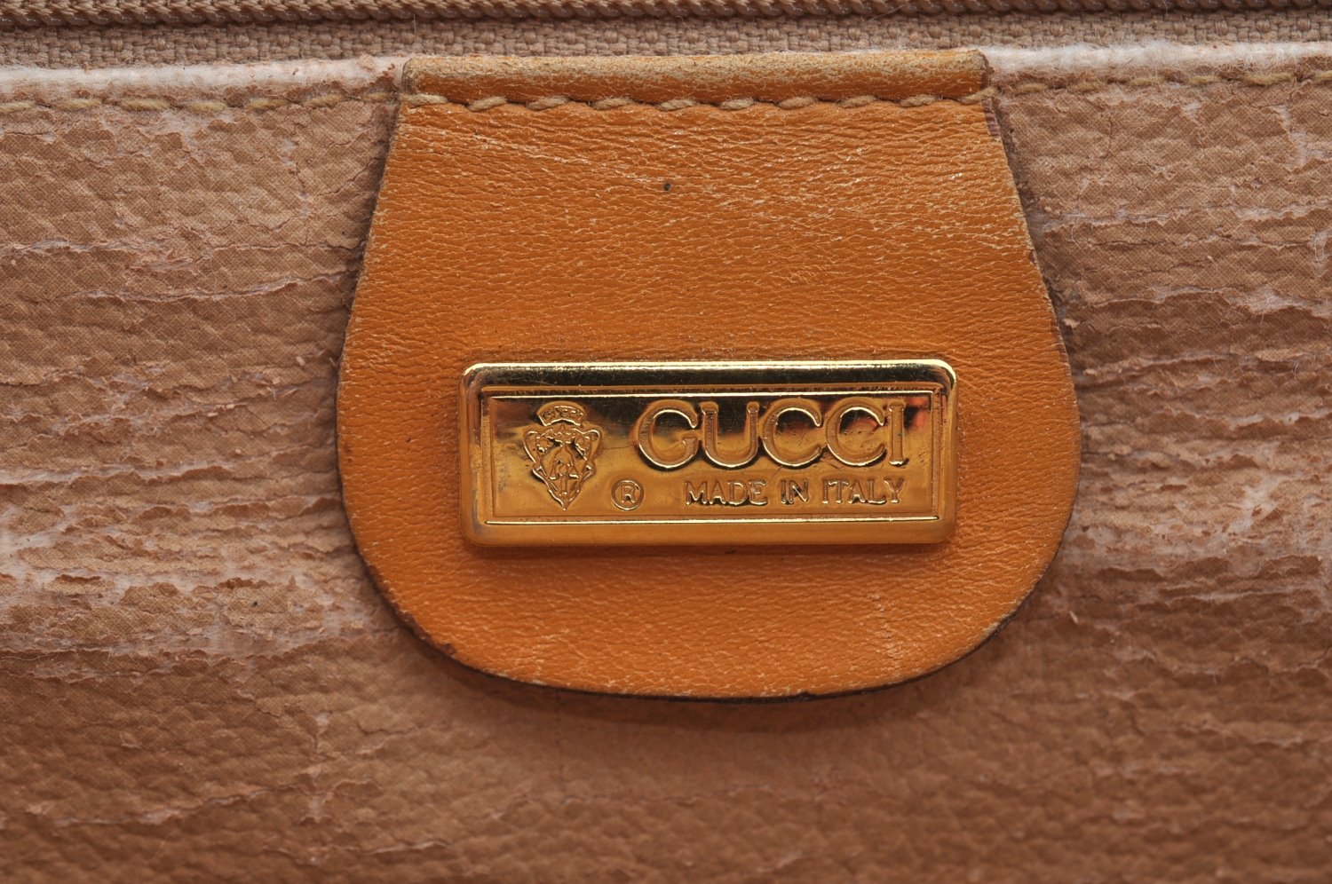 Authentic GUCCI Shoulder Cross Body Bag GG Canvas Leather Brown K9529