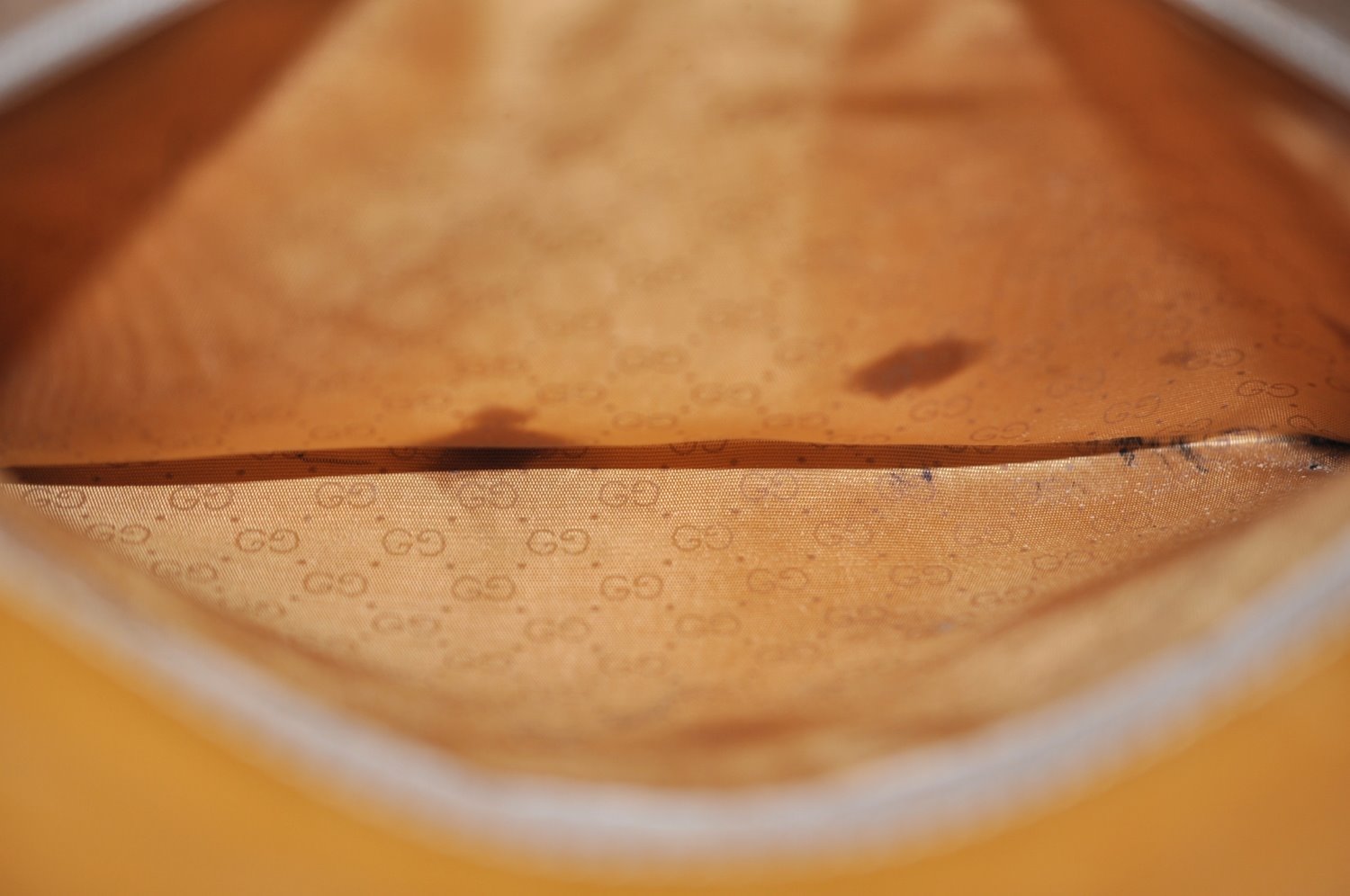 Authentic GUCCI Shoulder Cross Body Bag GG Canvas Leather Brown K9529