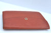 Authentic Louis Vuitton Epi Montaigne 23 Clutch Hand Bag Brown M52663 LV K9531