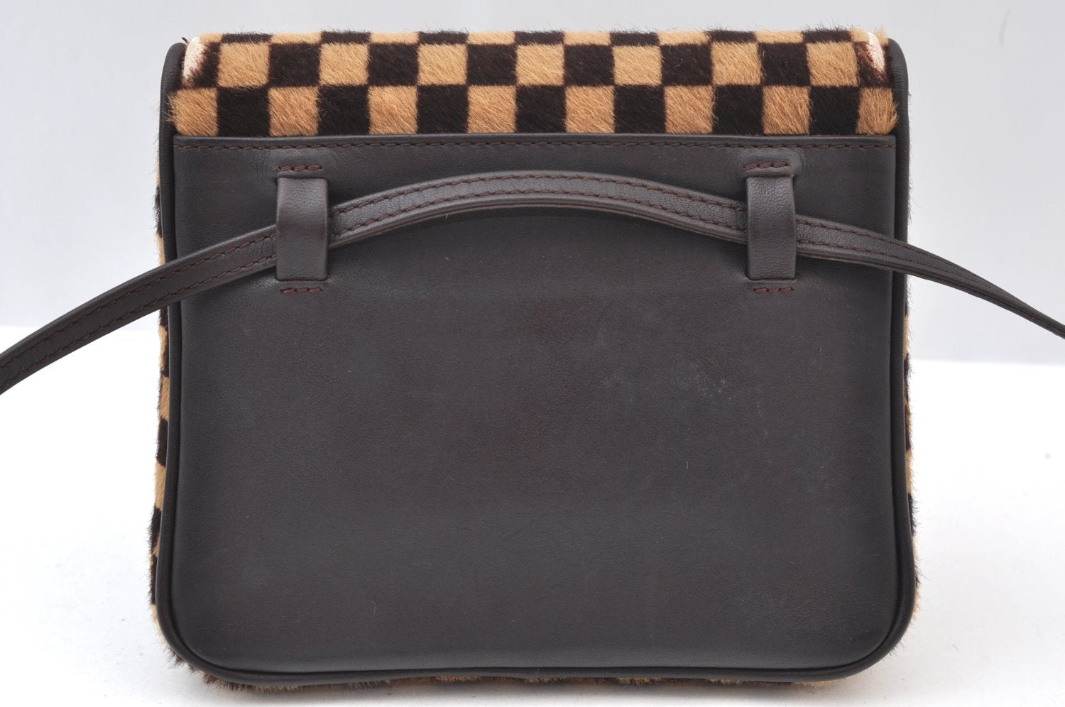 Authentic Louis Vuitton Damier Sauvage Gazelle M92130 Shoulder Cross Bag K9532