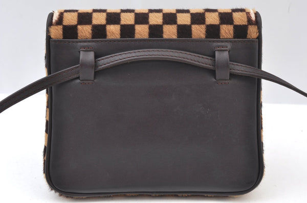 Authentic Louis Vuitton Damier Sauvage Gazelle M92130 Shoulder Cross Bag K9532