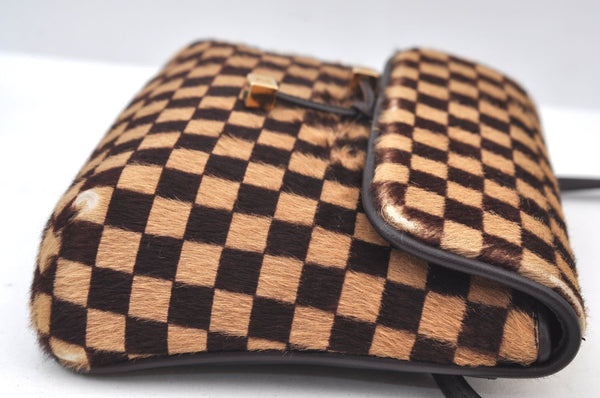 Authentic Louis Vuitton Damier Sauvage Gazelle M92130 Shoulder Cross Bag K9532