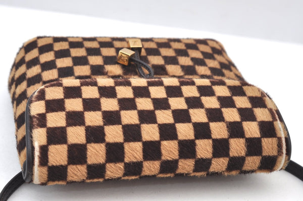 Authentic Louis Vuitton Damier Sauvage Gazelle M92130 Shoulder Cross Bag K9532