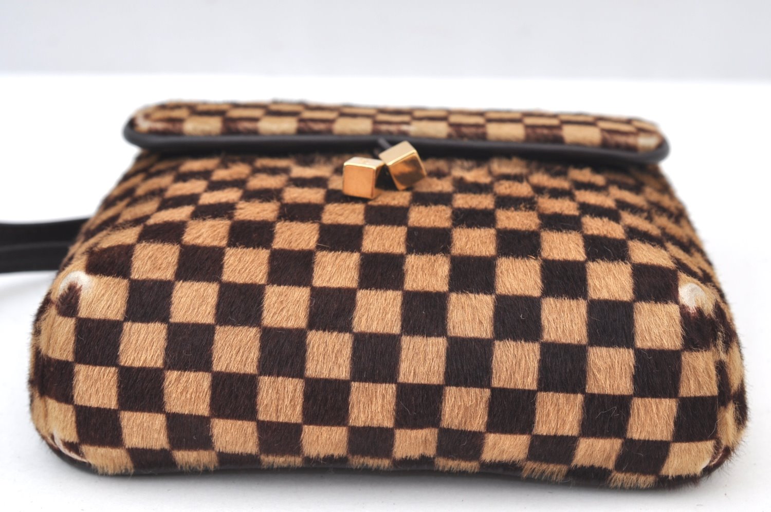 Authentic Louis Vuitton Damier Sauvage Gazelle M92130 Shoulder Cross Bag K9532