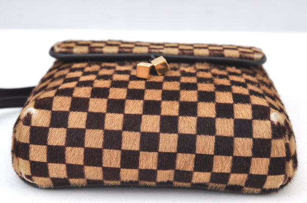 Authentic Louis Vuitton Damier Sauvage Gazelle M92130 Shoulder Cross Bag K9532