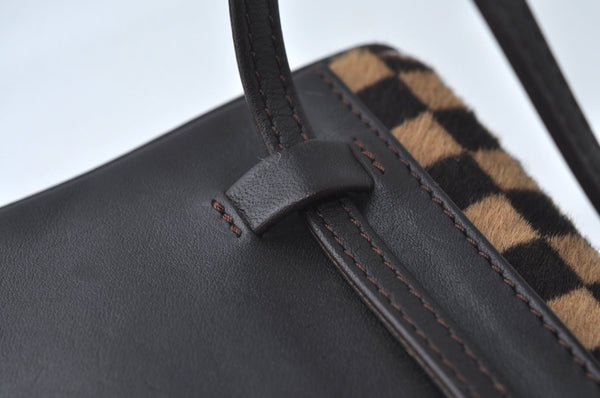 Authentic Louis Vuitton Damier Sauvage Gazelle M92130 Shoulder Cross Bag K9532