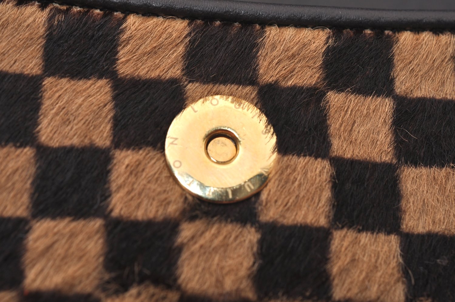 Authentic Louis Vuitton Damier Sauvage Gazelle M92130 Shoulder Cross Bag K9532