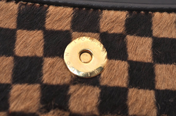 Authentic Louis Vuitton Damier Sauvage Gazelle M92130 Shoulder Cross Bag K9532