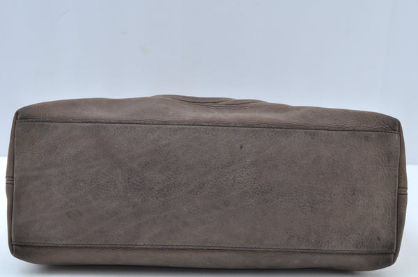 Authentic GUCCI SOHO Tassel Shoulder Tote Bag Chain Leather 303982 Brown K9535