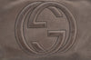 Authentic GUCCI SOHO Tassel Shoulder Tote Bag Chain Leather 303982 Brown K9535