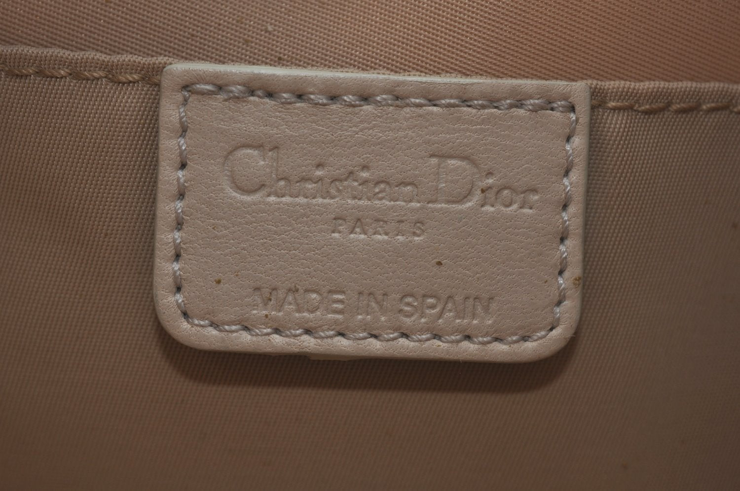Authentic Christian Dior Trotter Romantic Hand Bag Purse PVC Leather Junk K9541
