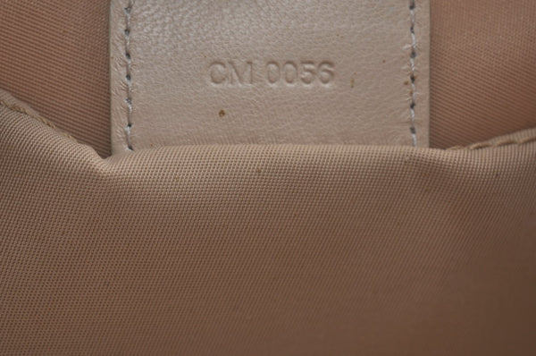 Authentic Christian Dior Trotter Romantic Hand Bag Purse PVC Leather Junk K9541