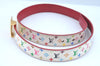 Louis Vuitton Monogram Multicolor Ceinture Belt White 90cm 35.4" M9682 LV K9542