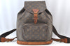Authentic Louis Vuitton Monogram Montsouris GM Backpack M51135 LV K9544