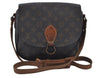 Authentic Louis Vuitton Monogram Saint Cloud GM M51242 Shoulder Cross Bag K9545