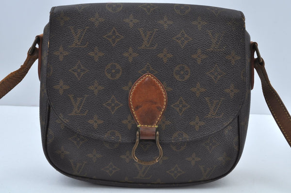 Authentic Louis Vuitton Monogram Saint Cloud GM M51242 Shoulder Cross Bag K9545
