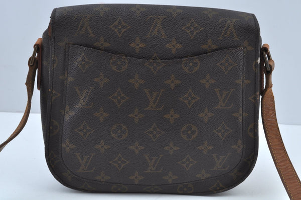 Authentic Louis Vuitton Monogram Saint Cloud GM M51242 Shoulder Cross Bag K9545