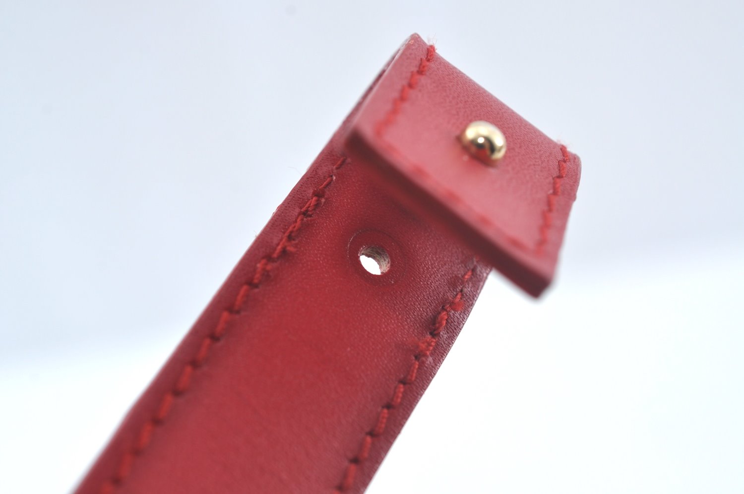 Authentic GUCCI Hand Pouch Purse GG Canvas Leather Black Red Junk K9546