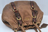 Authentic PRADA Leather Nappa 2way Shoulder Bag Brown Junk K9550