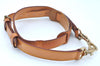 Authentic Louis Vuitton Leather Shoulder Strap Beige 39.8-44.1" LV K9555