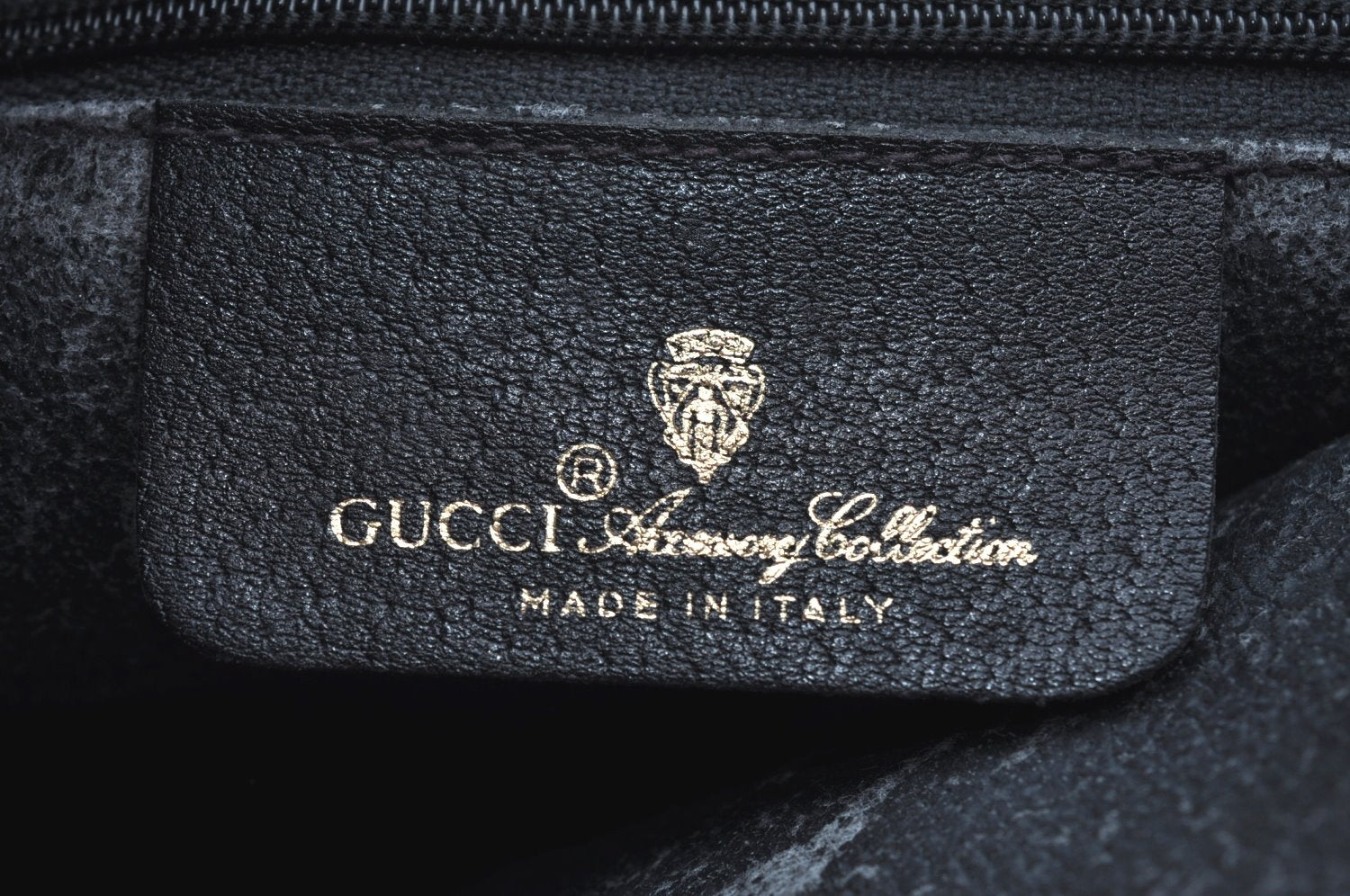 Authentic GUCCI Web Sherry Line Shoulder Cross Bag GG PVC Leather Black K9556
