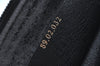Authentic GUCCI Web Sherry Line Shoulder Cross Bag GG PVC Leather Black K9556