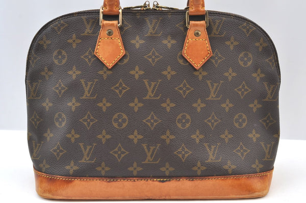 Authentic Louis Vuitton Monogram Alma Hand Bag Purse M51130 LV K9559