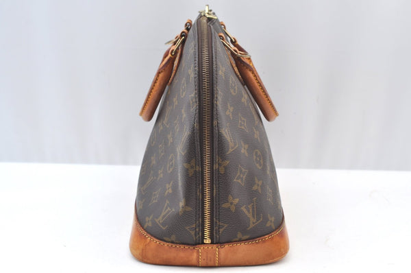 Authentic Louis Vuitton Monogram Alma Hand Bag Purse M51130 LV K9559