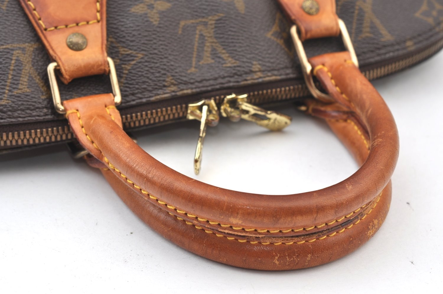 Authentic Louis Vuitton Monogram Alma Hand Bag Purse M51130 LV K9559