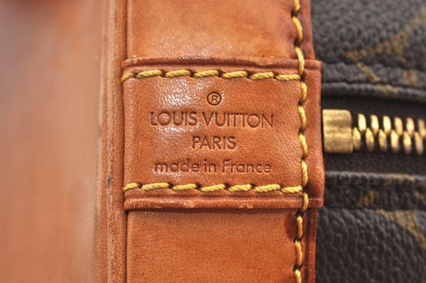 Authentic Louis Vuitton Monogram Alma Hand Bag Purse M51130 LV K9559