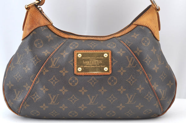 Authentic Louis Vuitton Monogram Thames PM Shoulder Bag Purse M56383 LV K9561