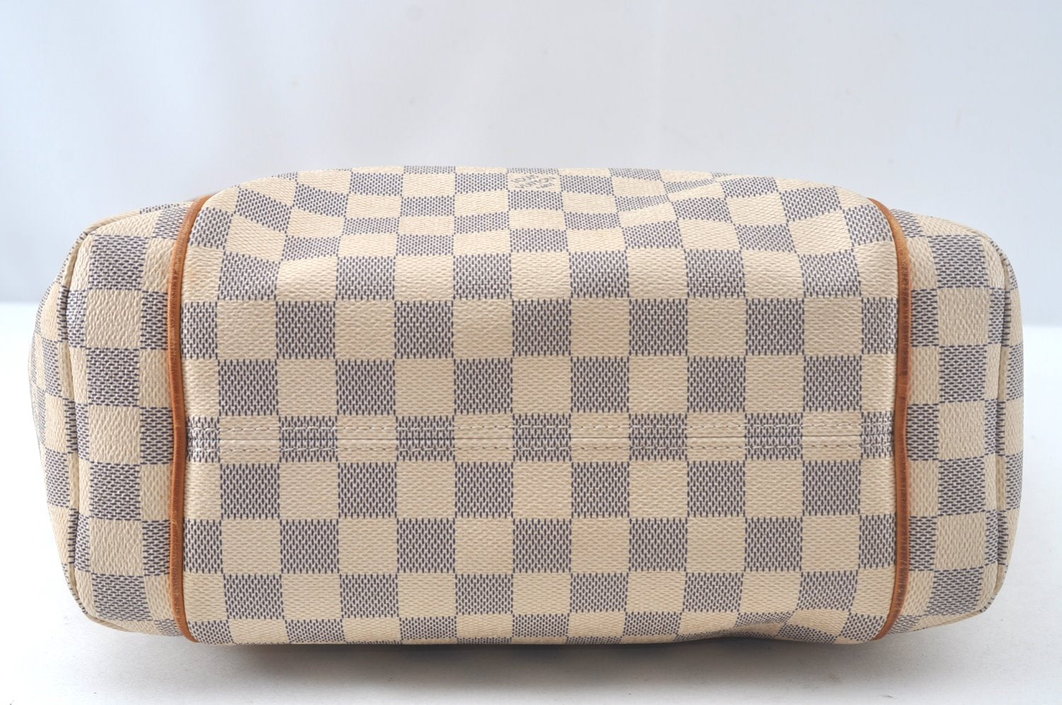 Authentic Louis Vuitton Damier Azur Totally PM Tote Bag White N41280 LV K9567
