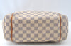 Authentic Louis Vuitton Damier Azur Totally PM Tote Bag White N41280 LV K9567