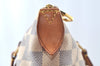 Authentic Louis Vuitton Damier Azur Totally PM Tote Bag White N41280 LV K9567