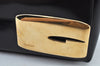 Authentic GUCCI Vintage ShoulderBag Leather Black Junk K9569