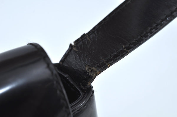 Authentic GUCCI Vintage ShoulderBag Leather Black Junk K9569