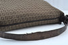 Authentic FENDI Zucchino Shoulder Bag Canvas Leather Brown K9573