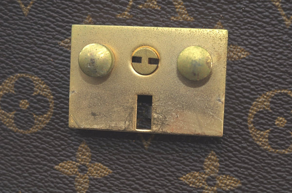 Authentic Louis Vuitton Monogram Serviette Fermoir Briefcase M53305 LV K9575